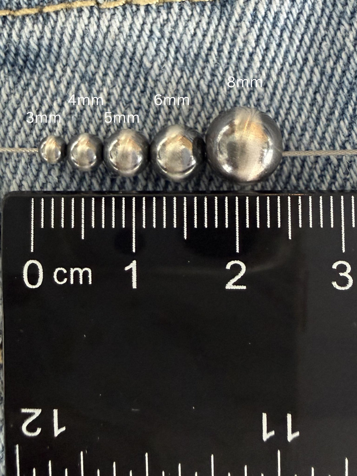 Large Graduated sterling silver pearl earrings, western jewelry, cowgirl, gift, Oxidized Silver style.